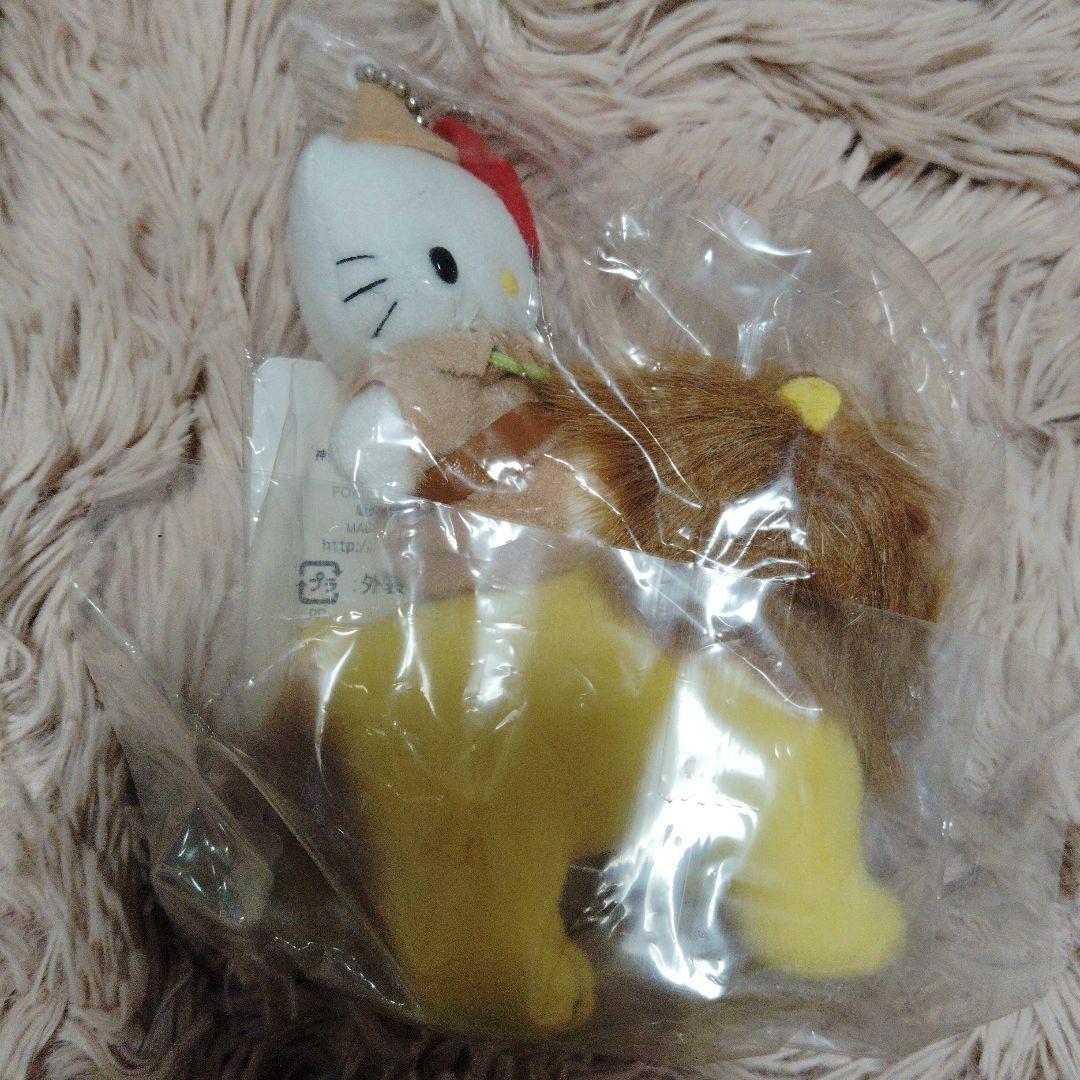 激レア　ハローキティ　マスコット　ライオン動物園バージョン 2002