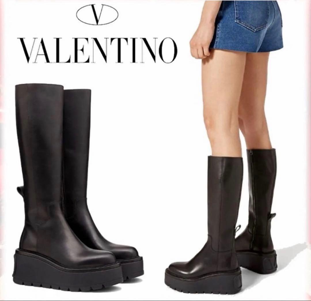 ヴァレンティノ★ユニークソールブーツ37