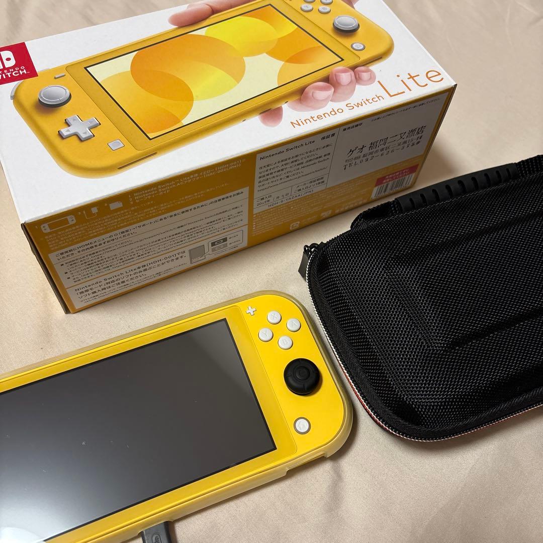 【美品】Nintendo Switch Lite 本体 イエロー