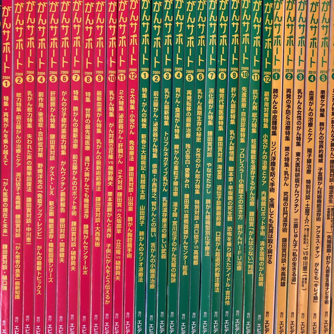 がんサポート2008年1月〜2011年10月号迄46冊セット+2冊
