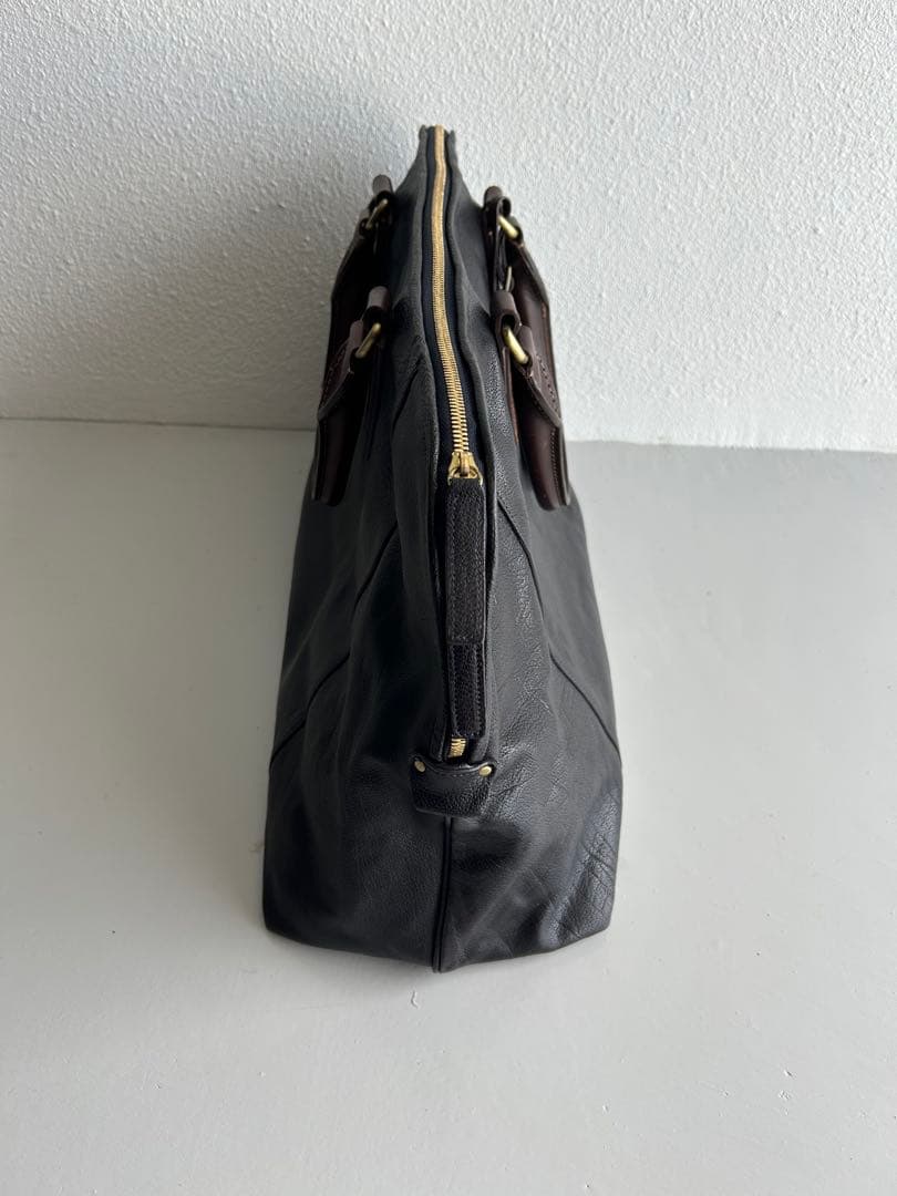 土屋鞄　レザーボストンバック　アーバンネイビー　メンズ