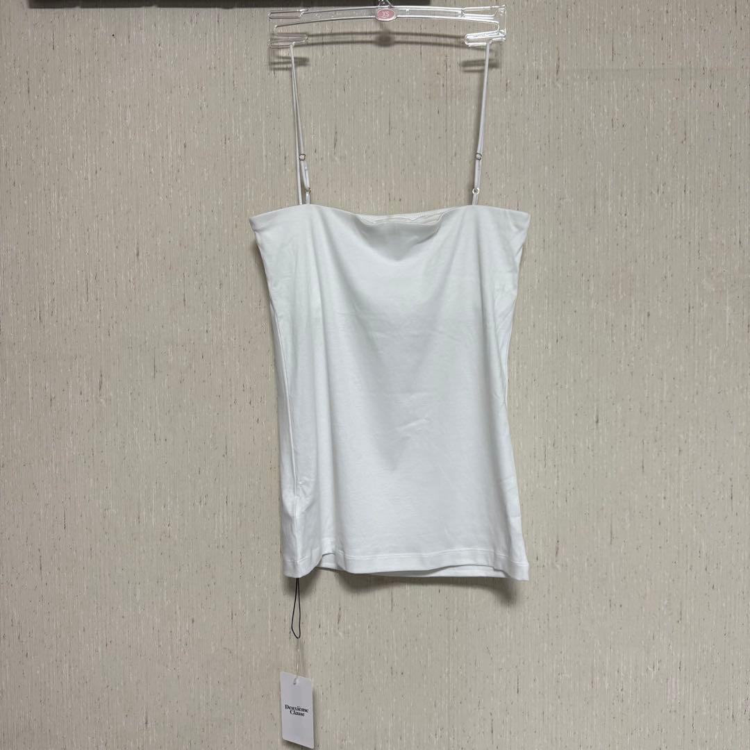 新品未使用Deuxieme Classe ララヴィ キャミソール　白　ホワイトS