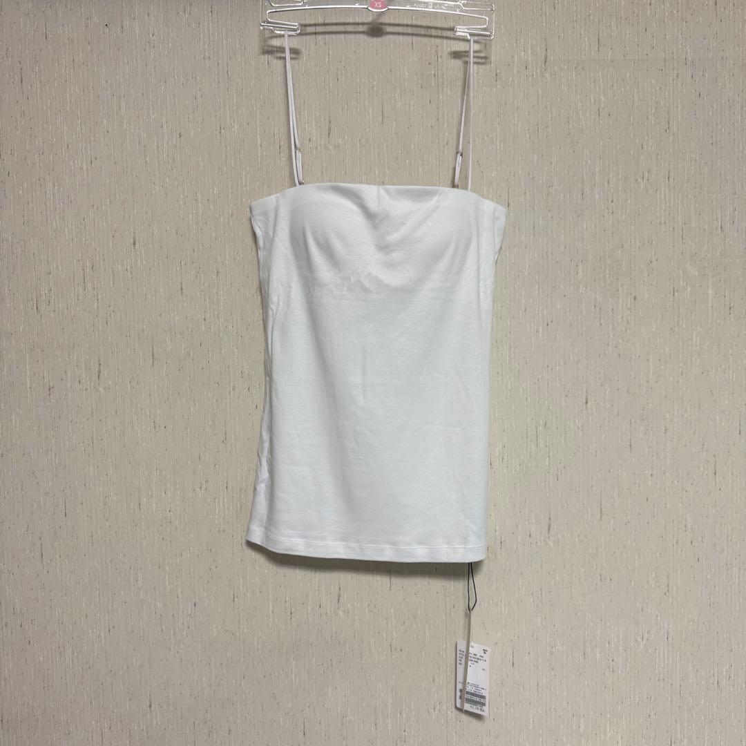 新品未使用Deuxieme Classe ララヴィ キャミソール　白　ホワイトS