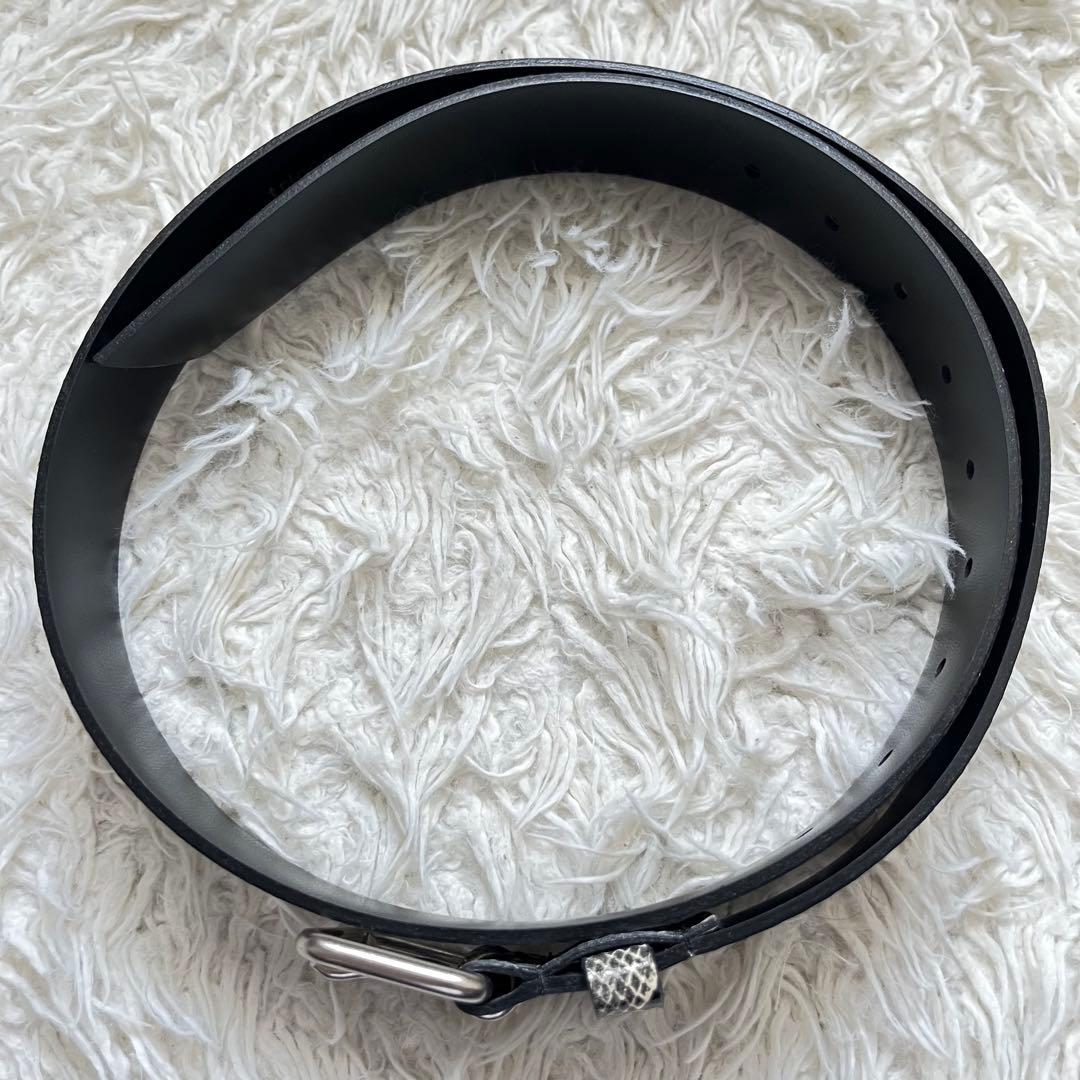 未使用級　tricot COMME des GARONS パイソン　レザーベルト