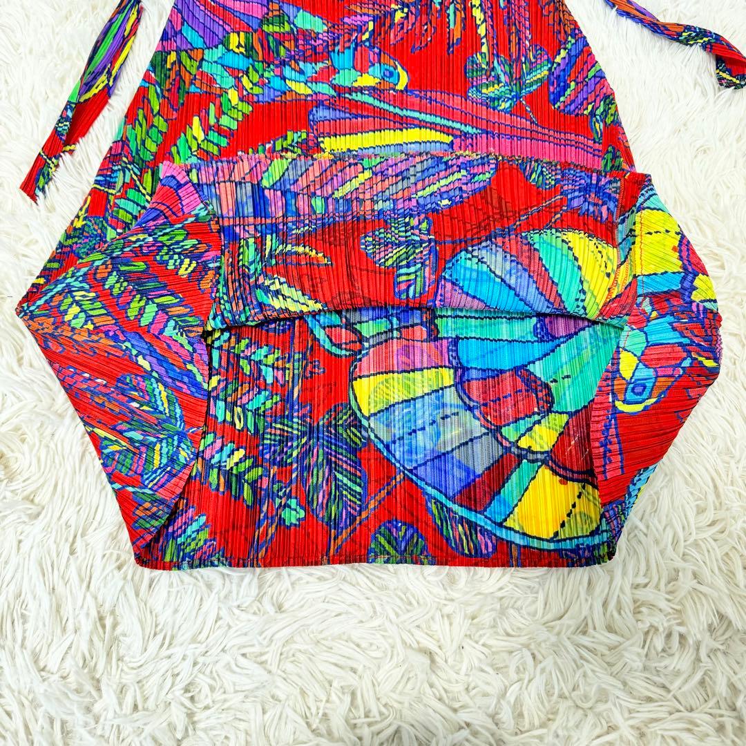 極美品✨PLEATS PLEASE プリーツ　チュニック　バタフライ　サイズ4