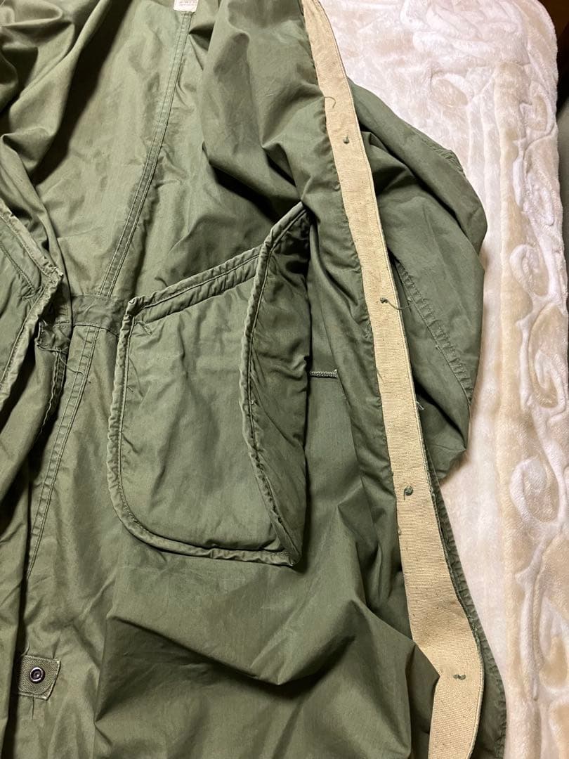 米軍実物　1968年度会計品　M-65 フィッシュテールパーカー　アルミジッパー