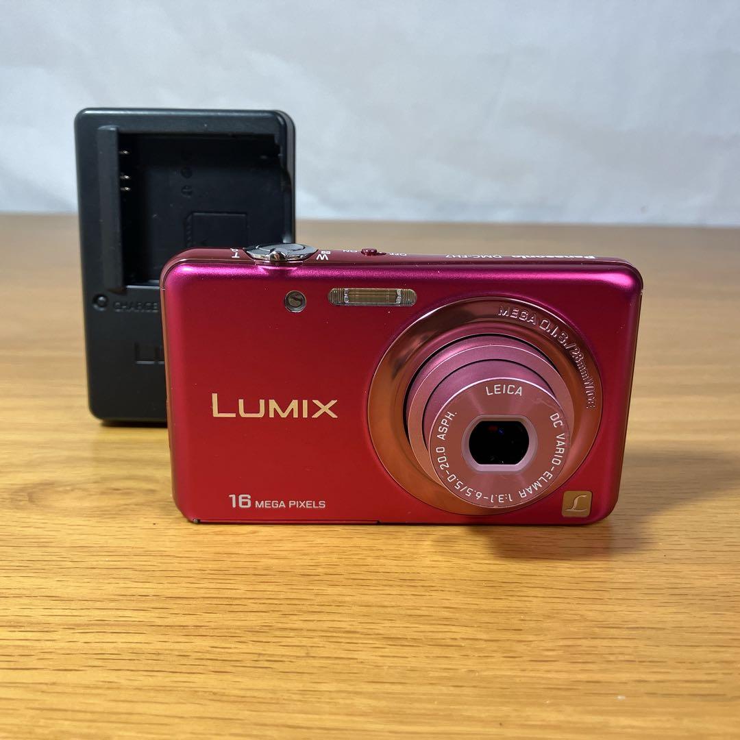 【美品】LUMIX DMC-FH7 人気色 かわいいピンク系