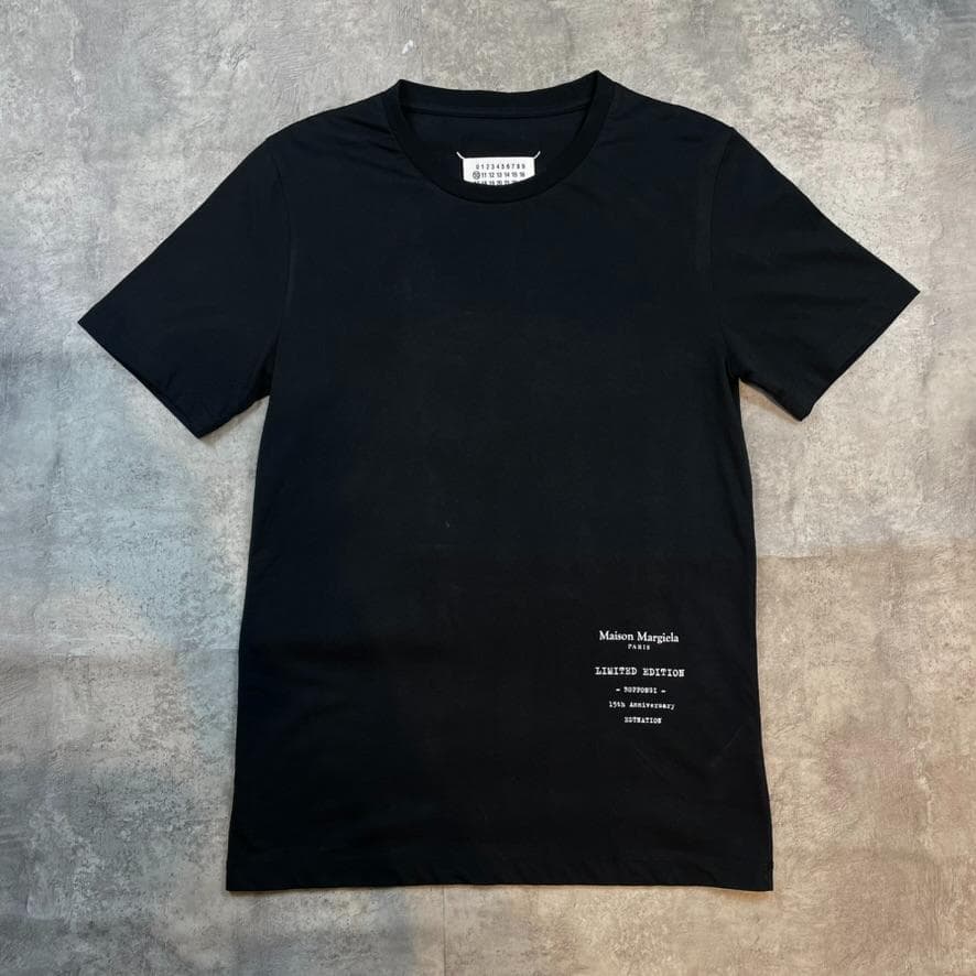 Maison Margiela 限定15周年記念 Tシャツ XS M相当 黒