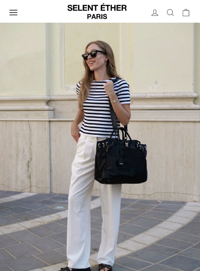 SELENT ÉTHER ブラック ビジネスバッグ