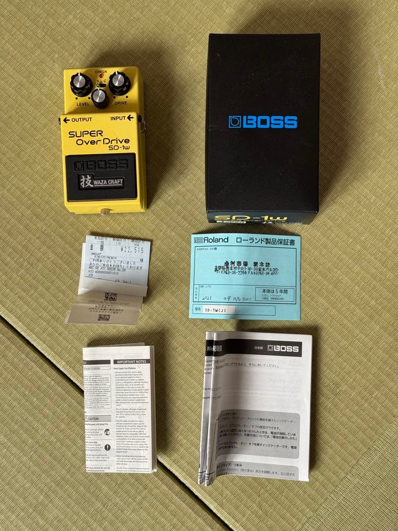 h*n様 BOSS SD-1w SUPER OverDrive ー オーバドライ