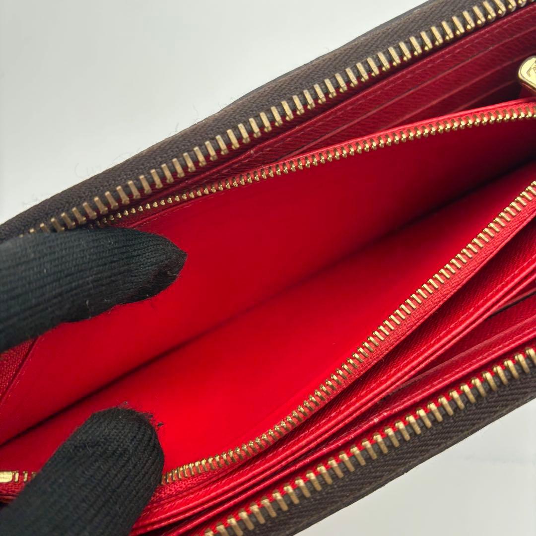【新型モデル】 ルイヴィトン モノグラム コクリコ ジッピーウォレット 長財布
