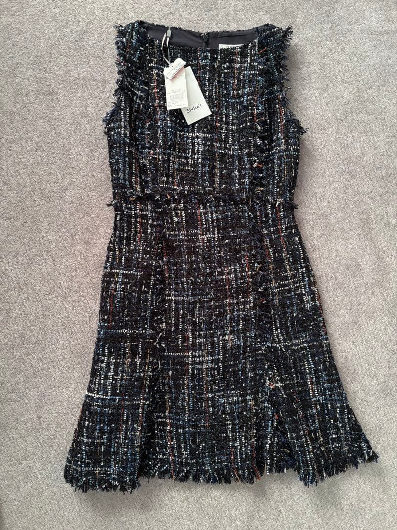 スナイデル　今季完売　ツイードミニワンピース