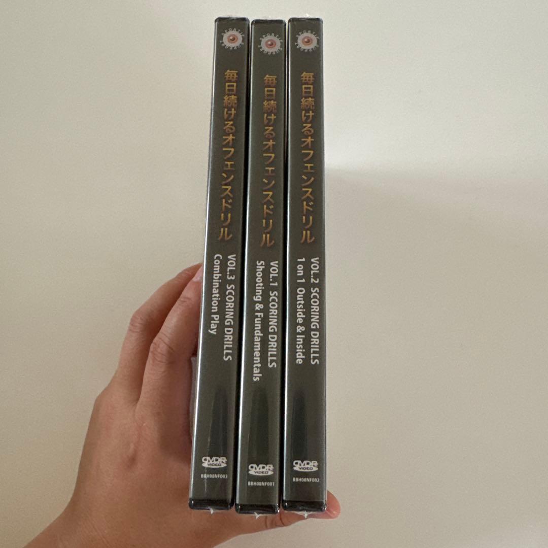 未開封　バスケットボールトレーニングメソッド DVD 3枚セット