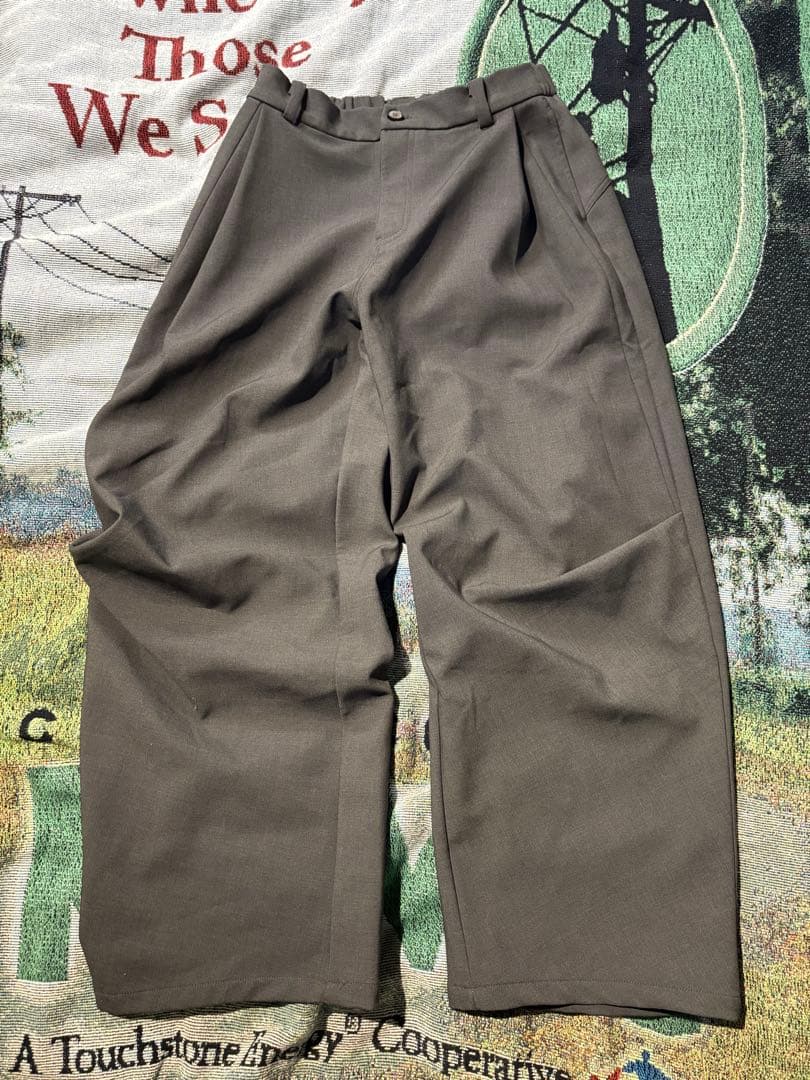 〖着画あり〗3D Draped Cut Trousers