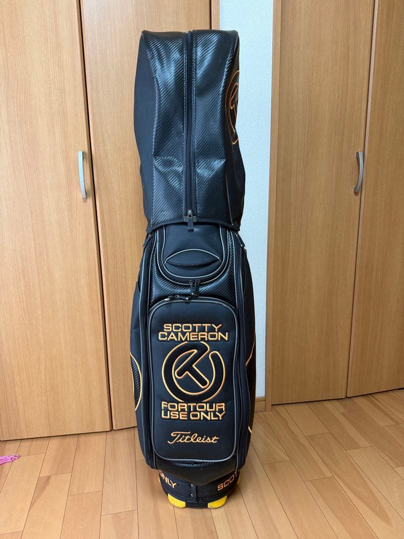 Scotty Cameron キャディバッグ 黒・オレンジ