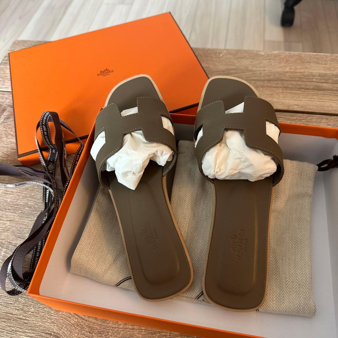 エルメス　オラン　エトゥープ　サイズ39