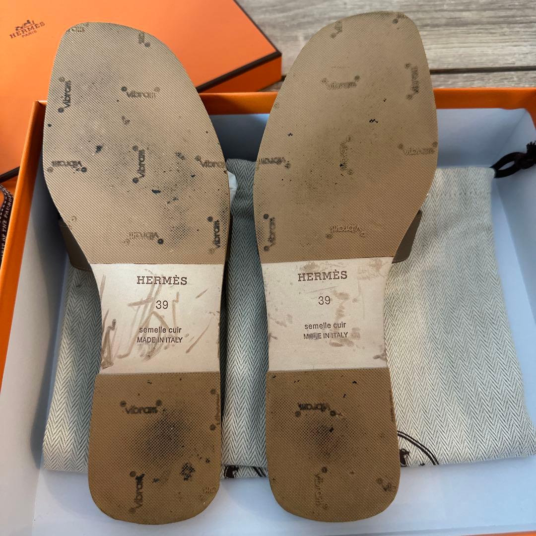 エルメス　オラン　エトゥープ　サイズ39