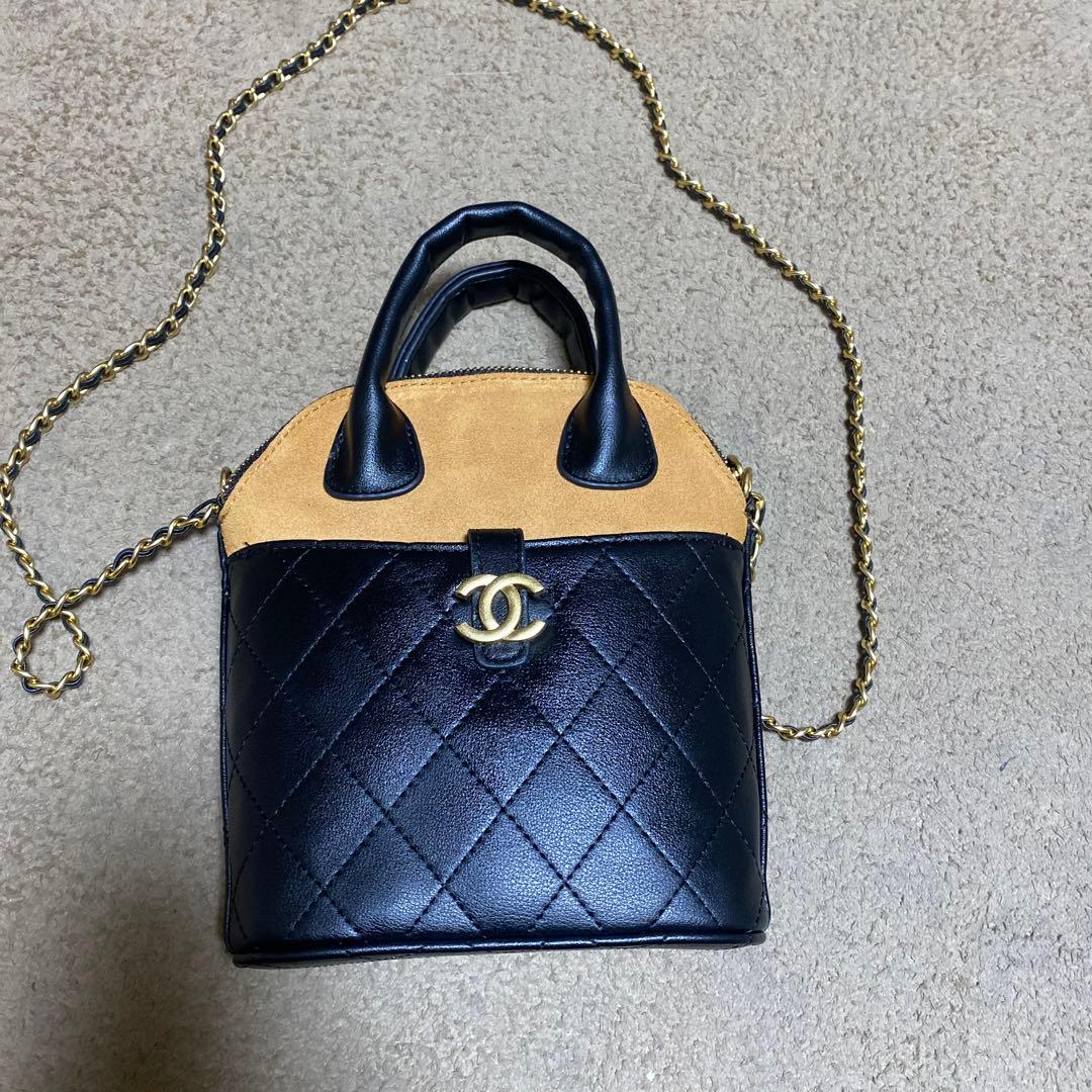 CHANEL ハンドバッグ ブラック　ベージュ　ノベルティ