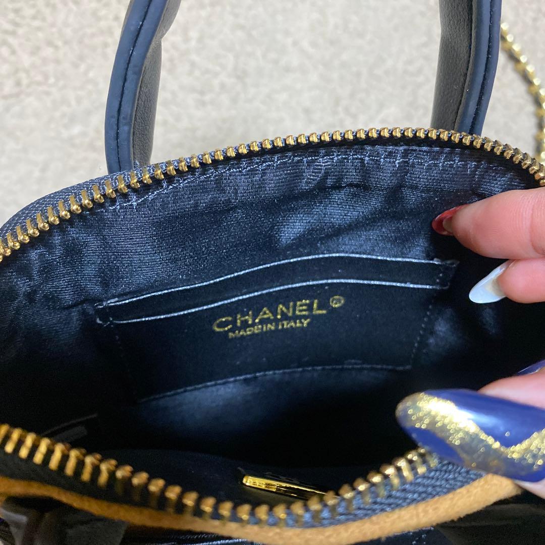 CHANEL ハンドバッグ ブラック　ベージュ　ノベルティ