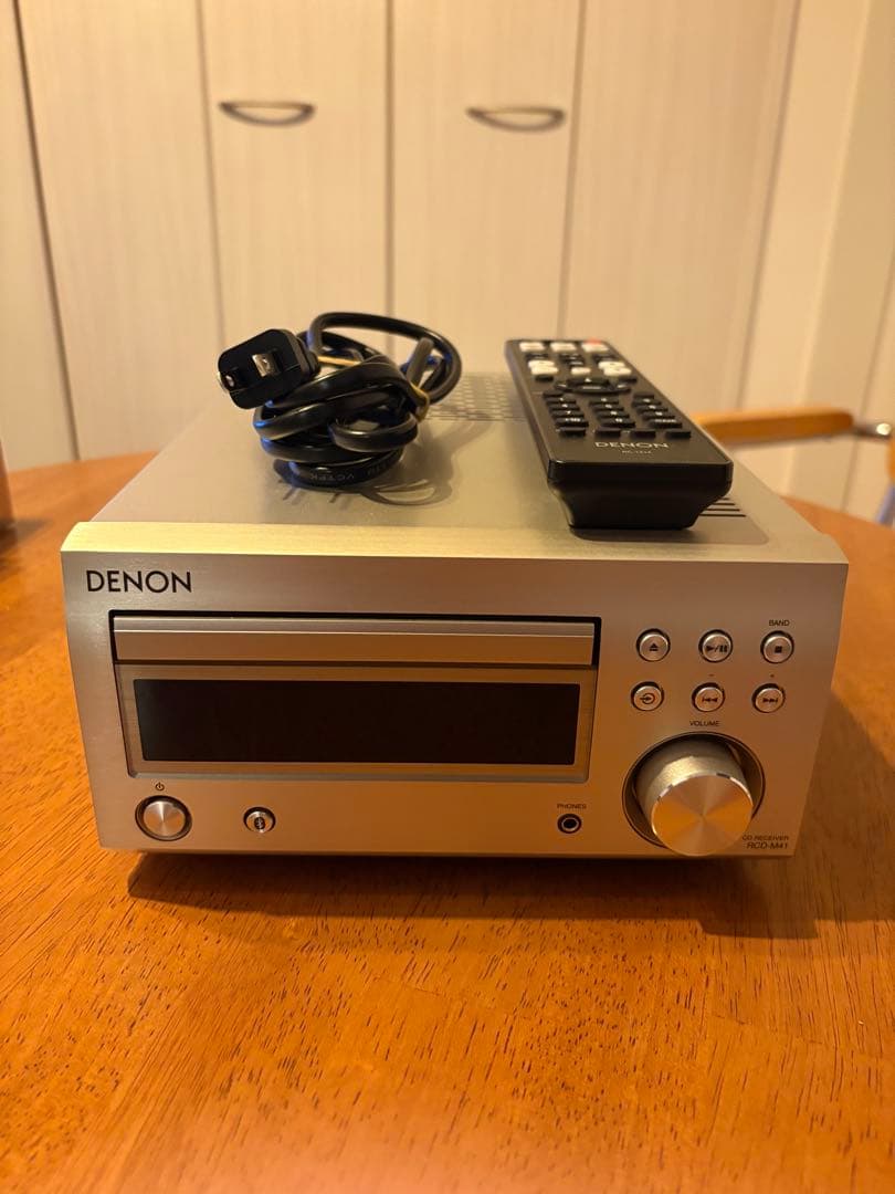 DENON デノン RCD-M41 CDレシーバー シルバー 2023年 動作品