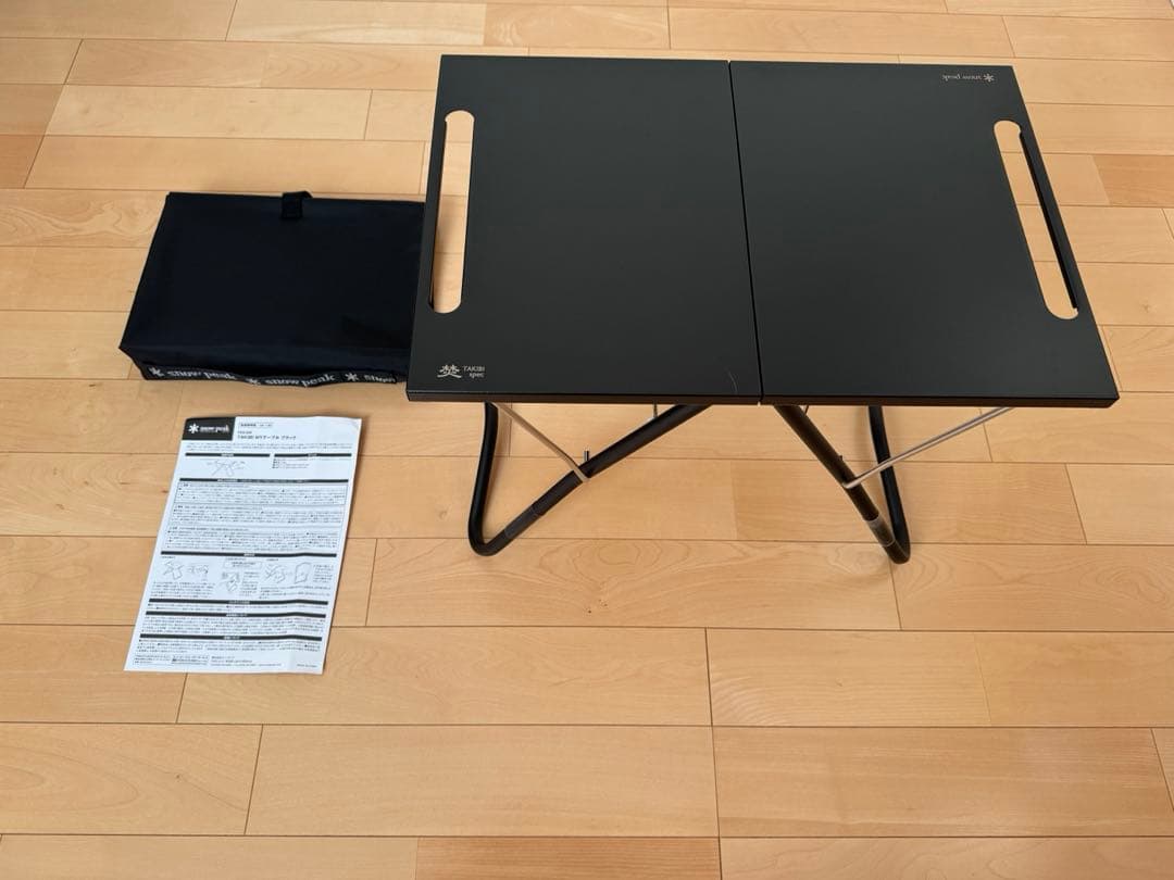 ヤマザキ　スノーピーク TAKIBI My テーブル ブラック