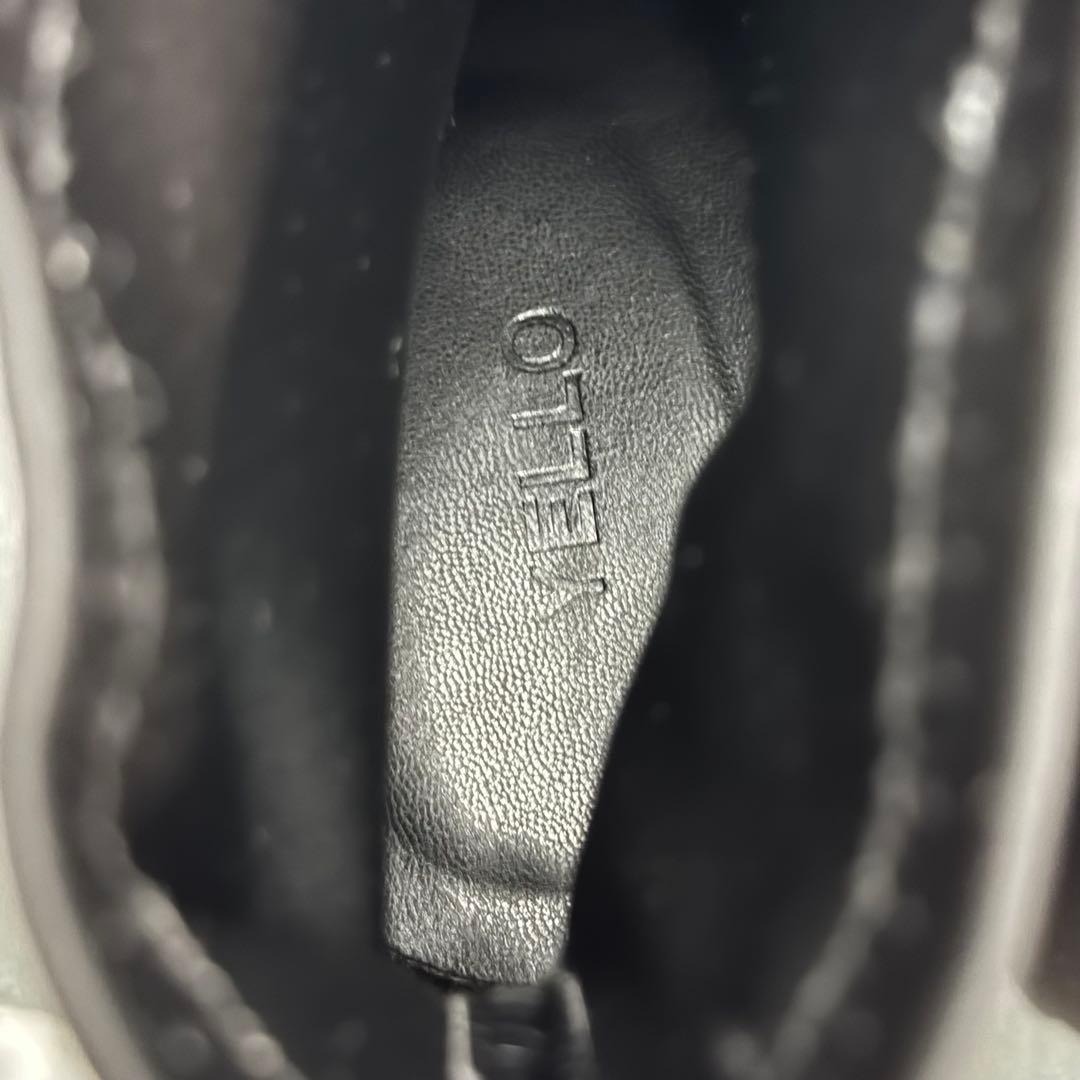 靴 YELLO TOKYO BLACK PLATFORM SHORT BOOTS M