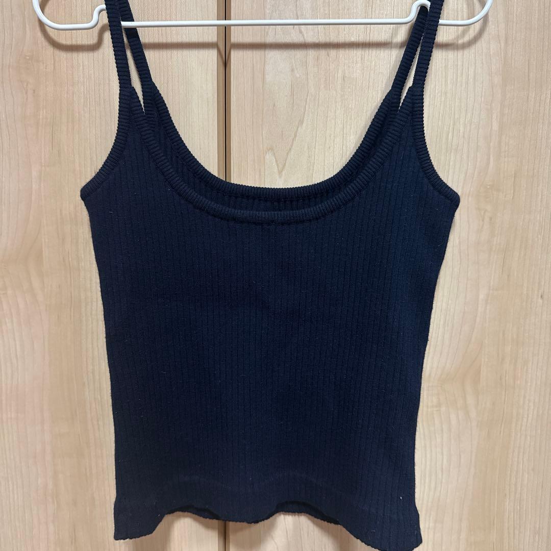 courrèges ネイビー キャミソール