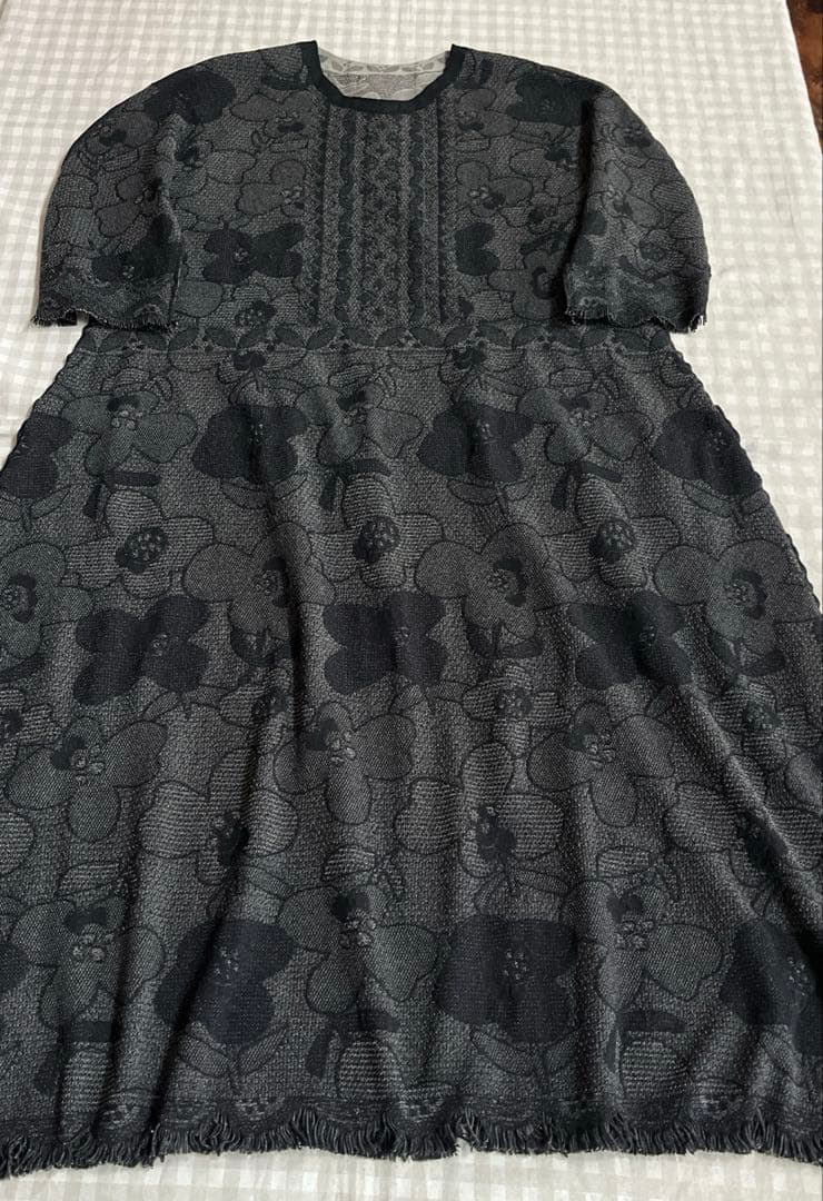 佐藤繊維　M &kyoko リバーシブルワンピース　新品