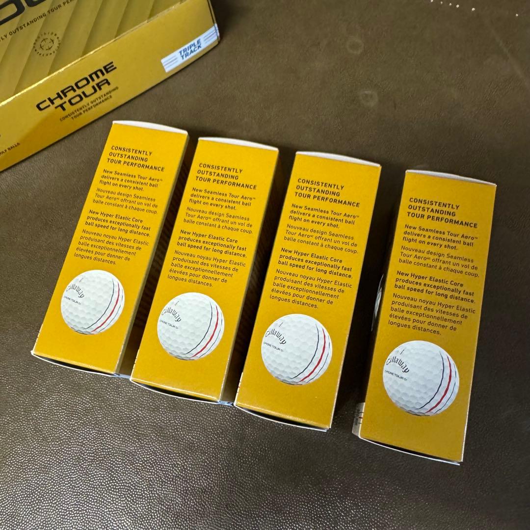 【新品】キャロウェイ　クロムツアー　ゴルフボール　2ダース