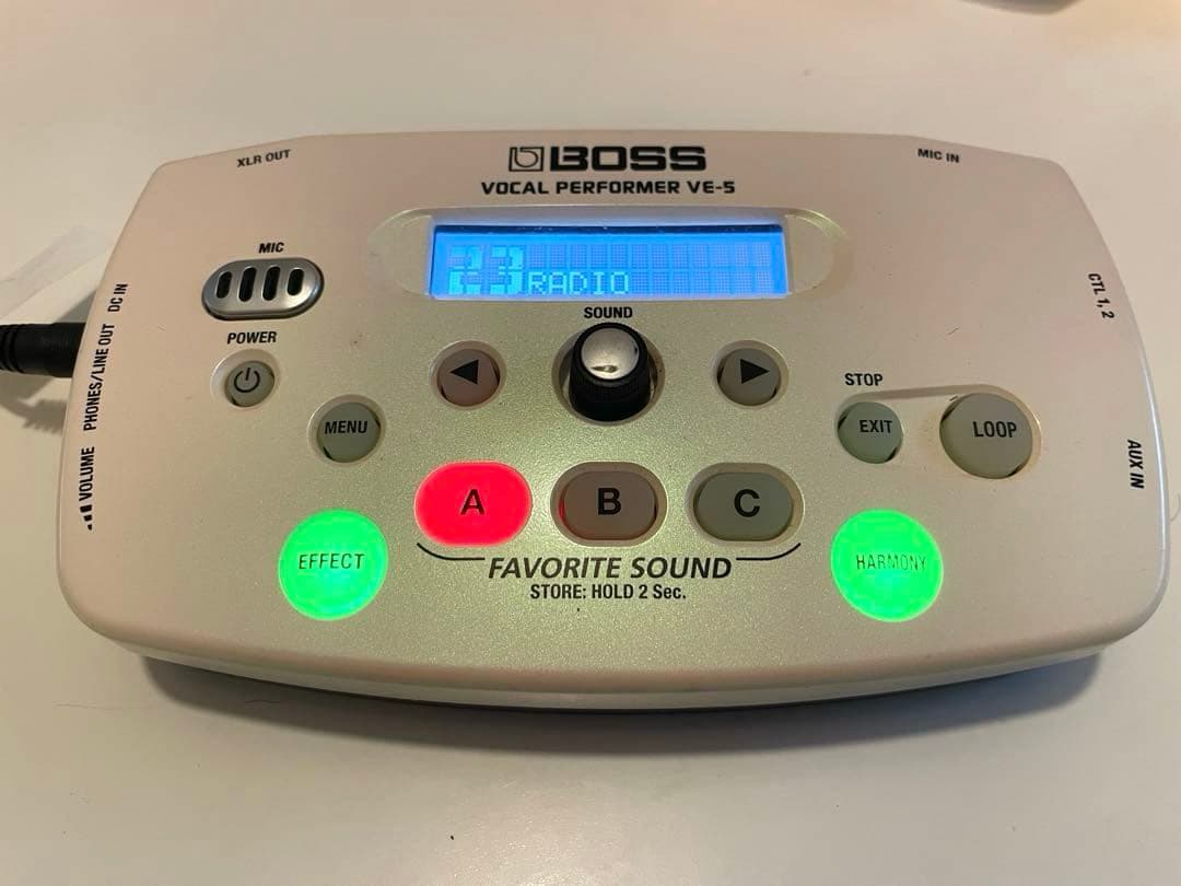 【本体のみ】BOSS ボーカルエフェクターVE-5※アダプターは付属しません
