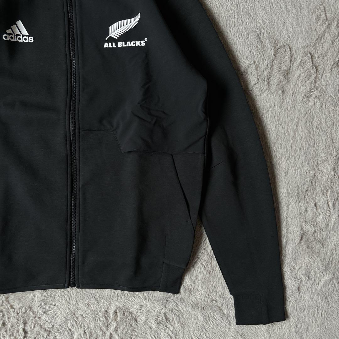 新品 アディダス ADIDAS オールブラックス ラグビー アンセムジャケットM