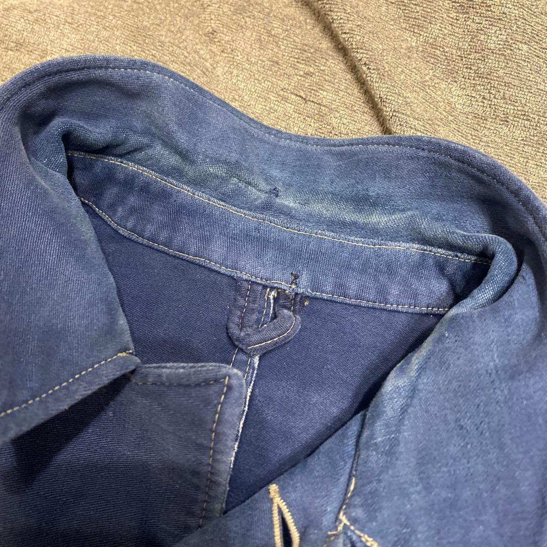 40's 〜50's Euro vintage モールスキン 4ポケット L程