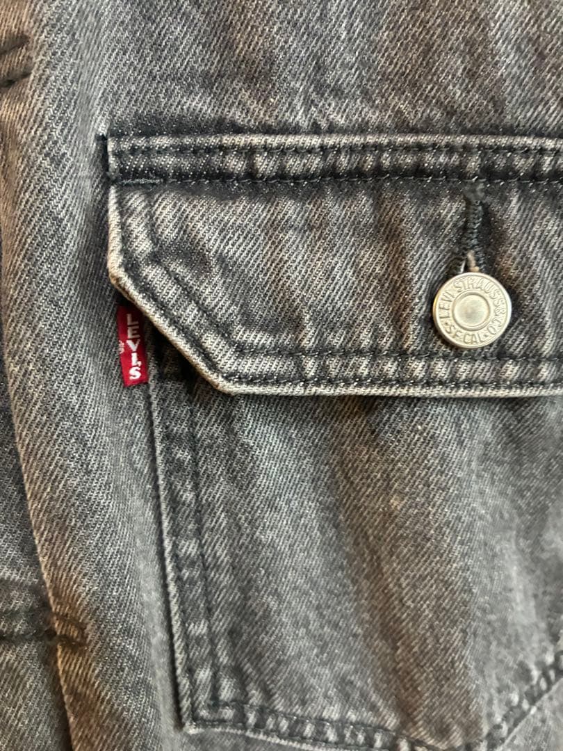 アンダーカバー　リーバイス　グレー デニムジャケット XXL