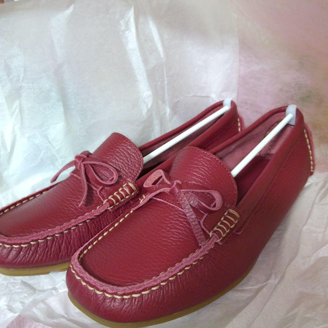 ドライビングシューズ レッド