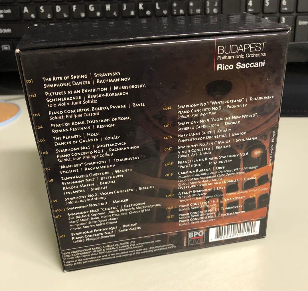 廃盤　ブダペスト・フィルBOX（22CD）サッカーニ＆ブダペスト・フィル