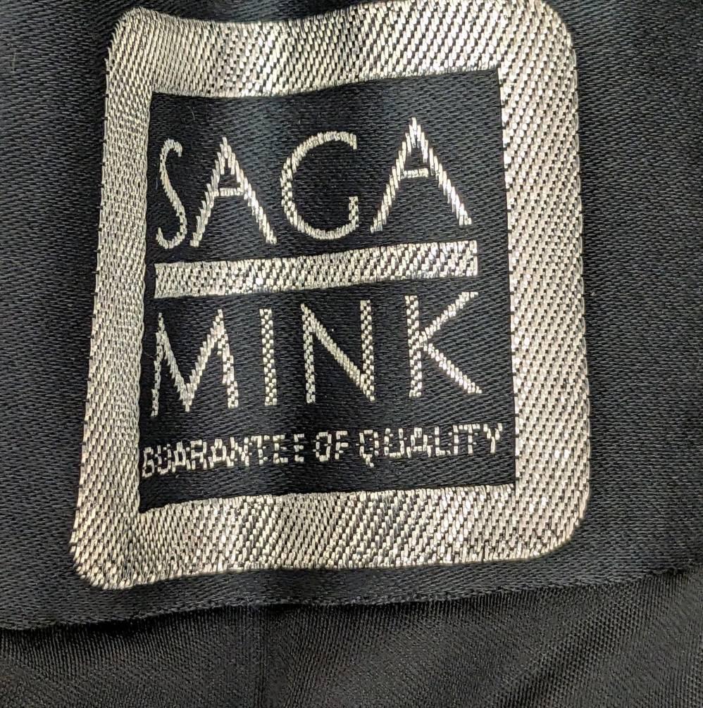 【未使用】SAGA MINK JINDO サガ ミンク 高級 毛皮 ベスト Ｍ