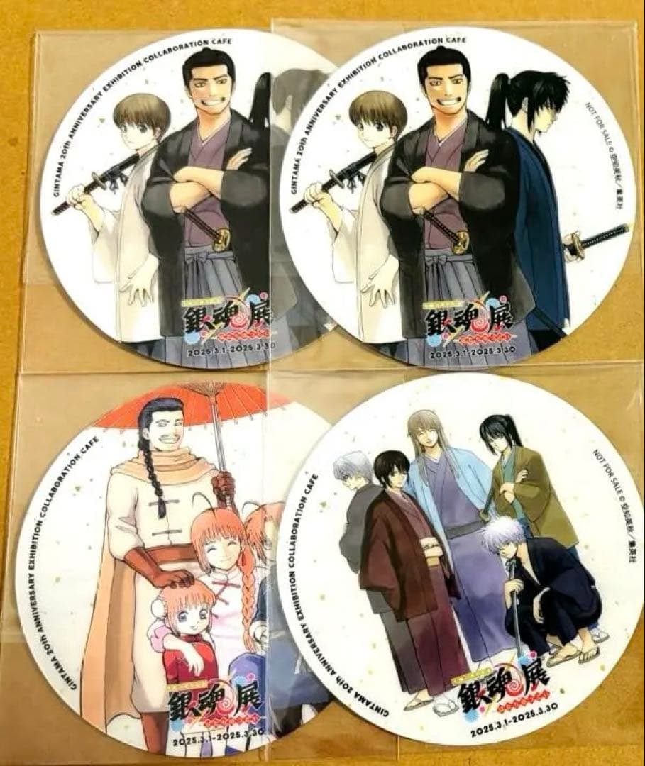 銀魂　銀魂展　コラボカフェ　オリジナルコースター