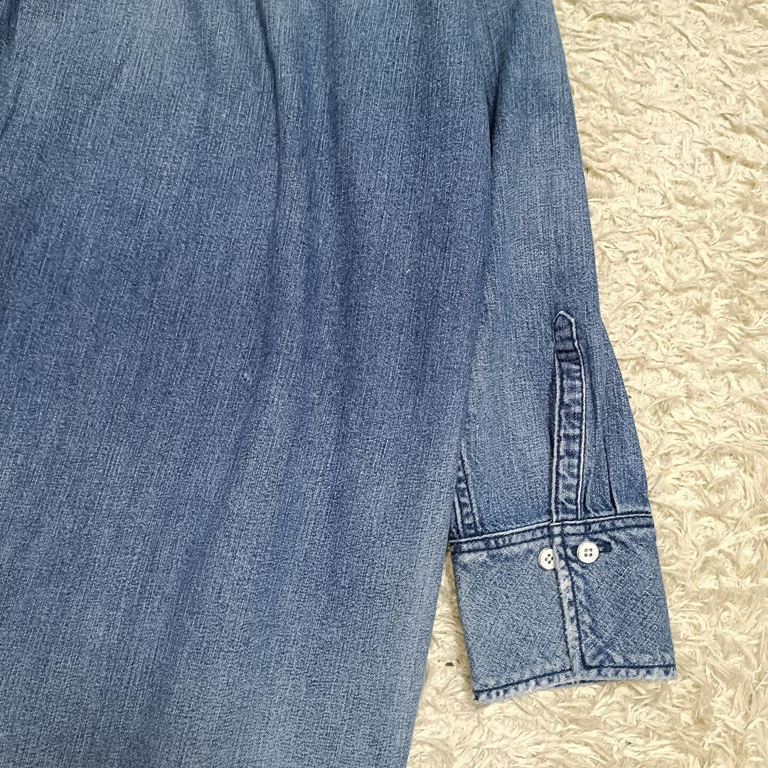 【新品タグ付】アッパーハイツ THE FLUTTER オーバーサイズデニムシャツ