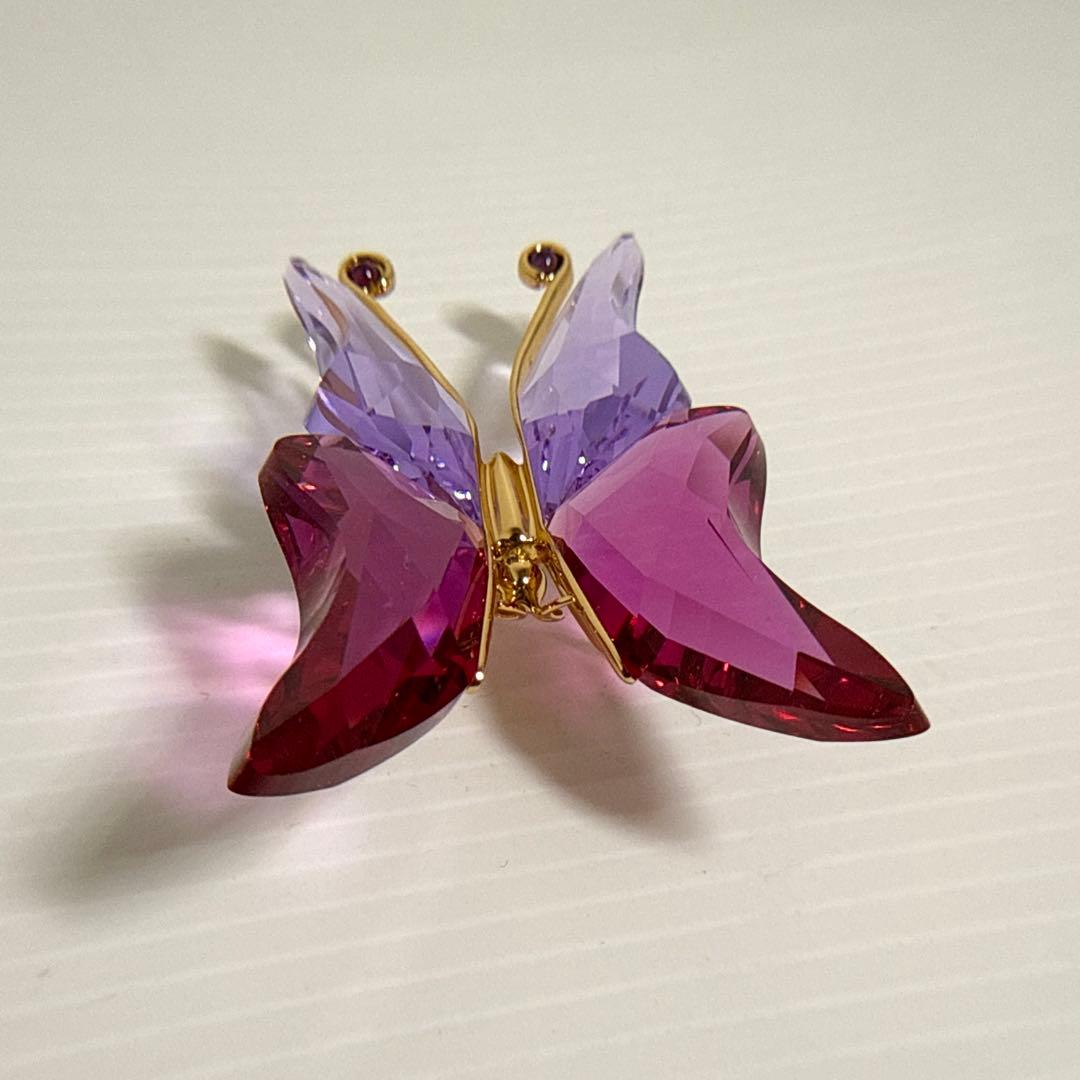 レア！スワロフスキー ブローチ 蝶 バタフライ 2004年 廃盤 シルバー925