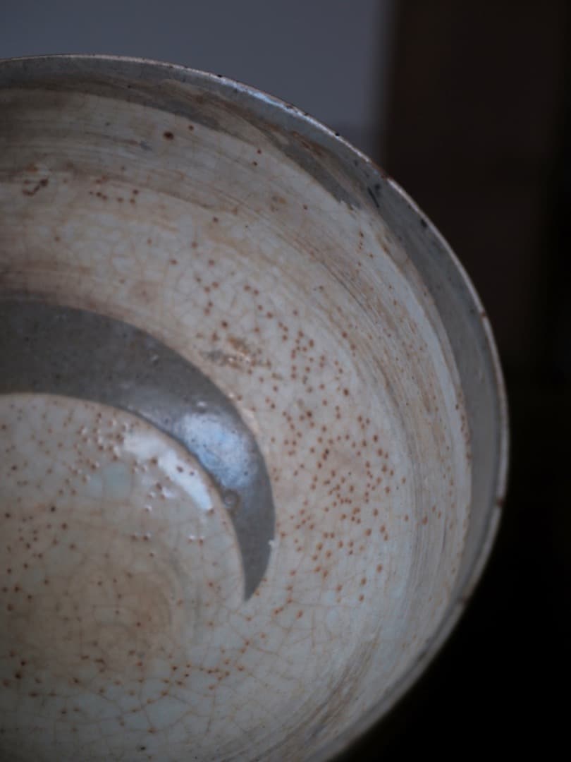 三嶋茶碗　高麗　陶磁工芸　茶道具　朝鮮美術　箱付　Q1899