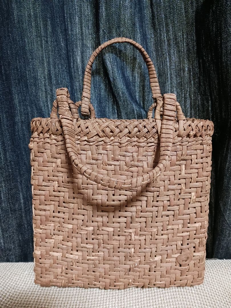 【未使用】山葡萄かごバック　国産
