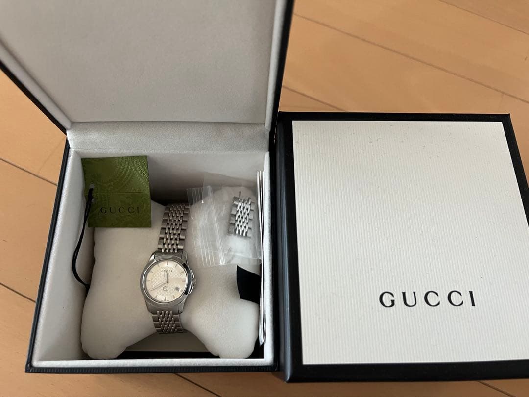 GUCCI 腕時計 G-Timeless ホワイト　YA1265028