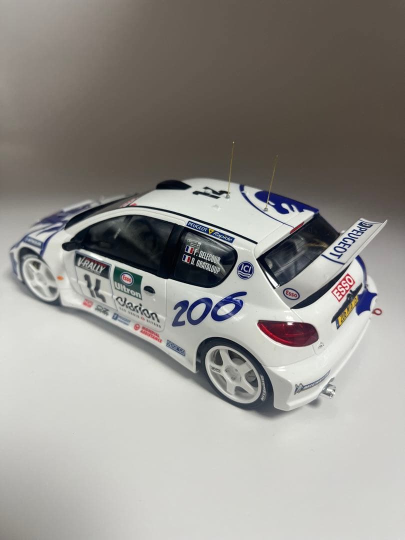 タミヤ 1/24 プジョー206 WRC プラモデル完成品