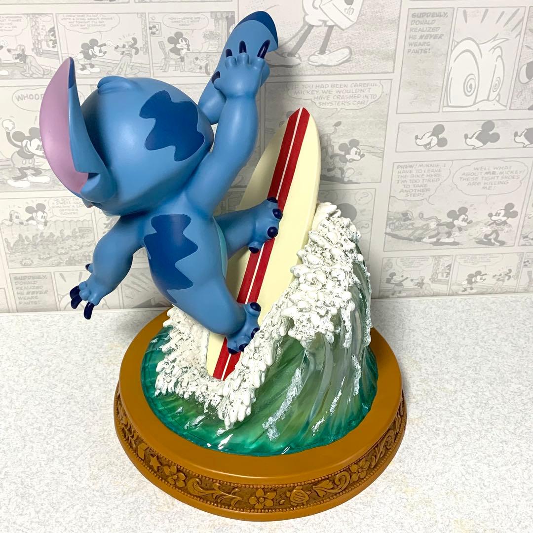 リロアンドスティッチ　波乗り　サーフィン　ビックフィギュア