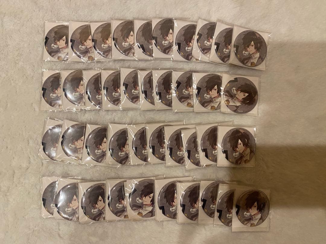 文豪ストレイドッグス 太宰治 春河35イラスト 缶バッジ 40点セット