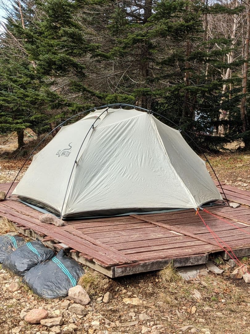 ゼログラム 山岳テント ゼログラム　エルチャルテン2p　韓国Ulブランドユーズド