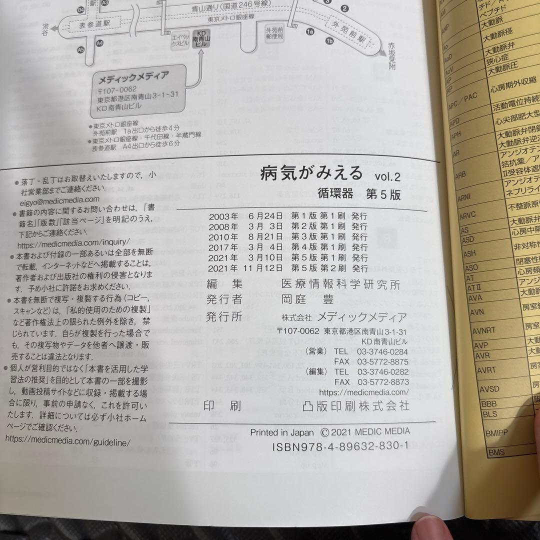 病気が見える　1.2.3.4.5.6.8