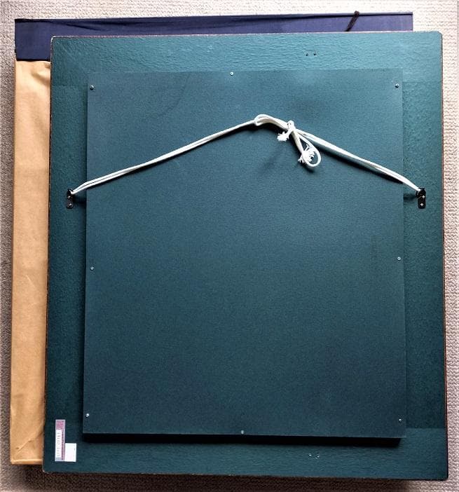 中島義行 タイトル 「カセレスの娘達」Ｆ10号沢山の娘たちを緻密に描写した力作