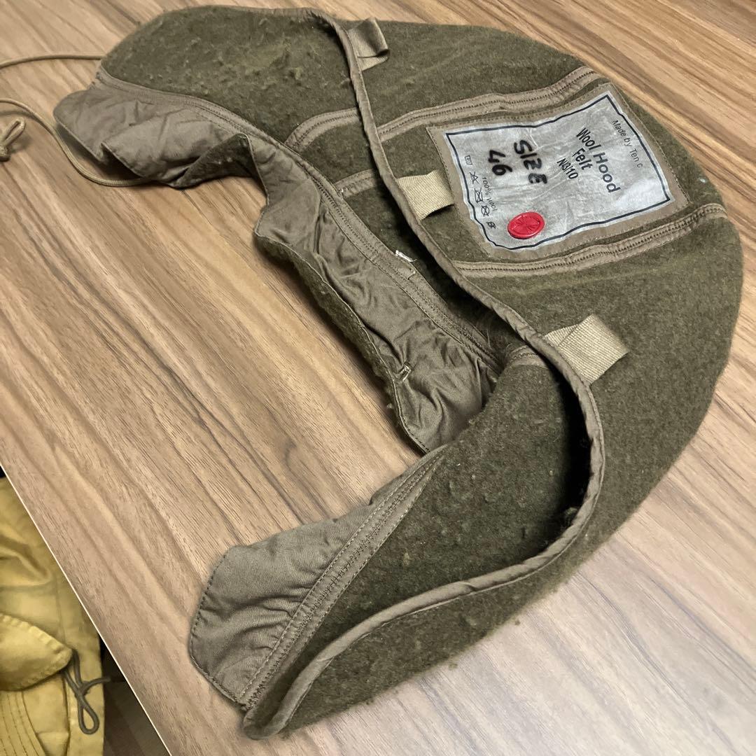 【超稀少】Ten-C Parka 初期菊サイズ46 ライナー、フェルトフード付属