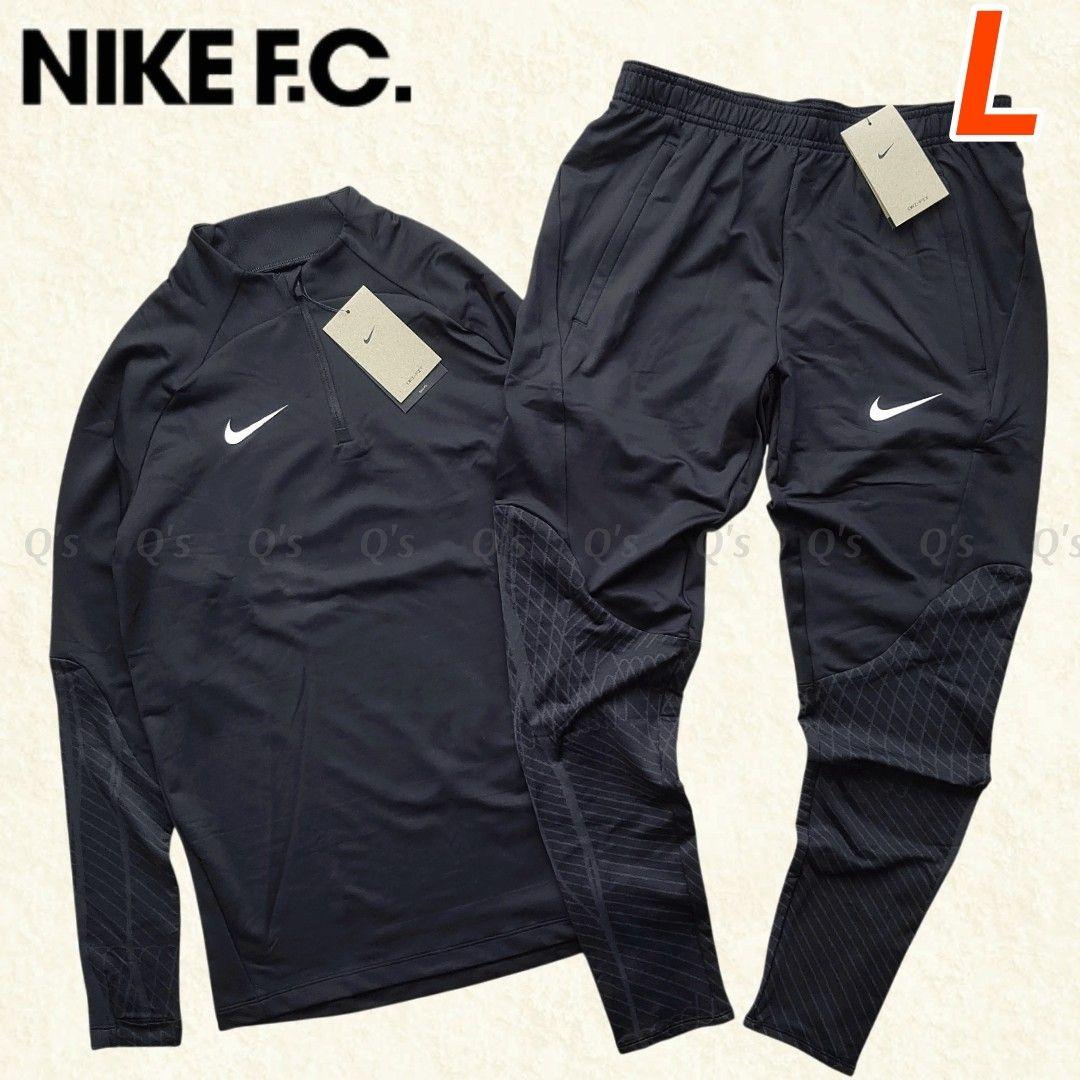 ナイキ サッカー ジャージ 上下 ドリルトップ ジョガーパンツ BK 新品 L